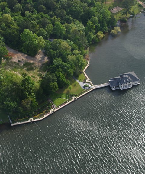 Wooded waterfront